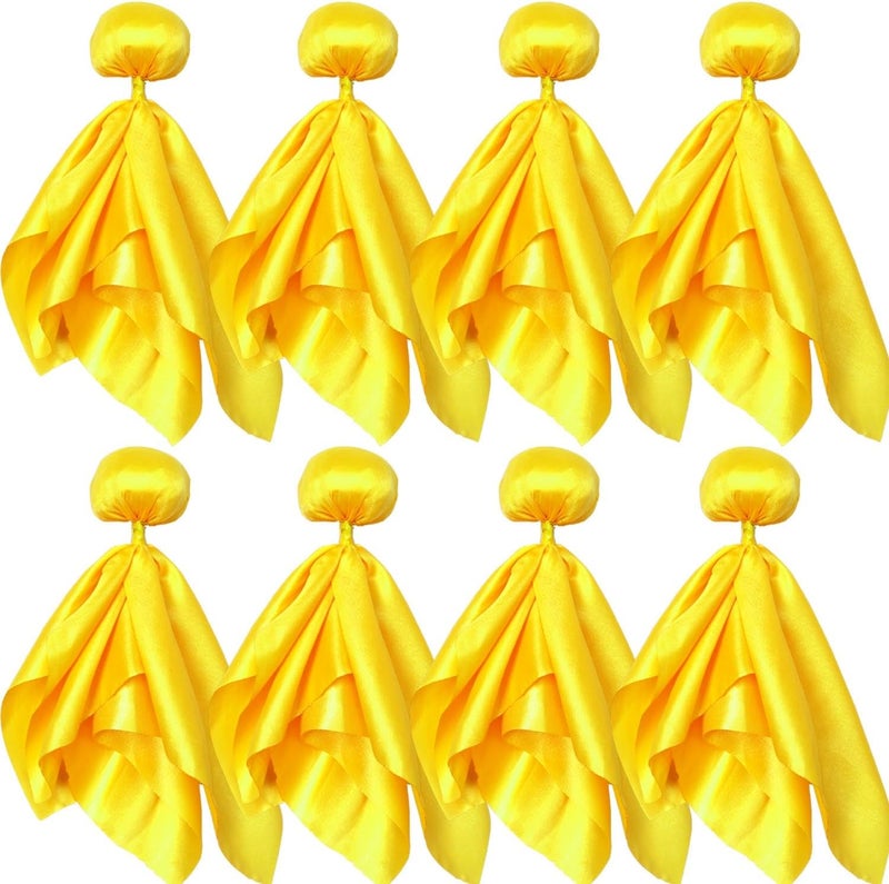 Ahuimeius 8 Pcs Yellow Penalty Flag Football Flags, Referee Flag, Lacrosse,Sports Fan for Football Games Party Accessory Referee Game Party - Image 1